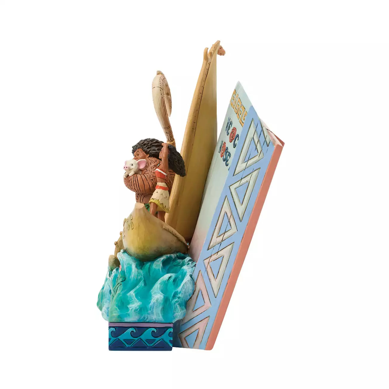 JULY 31 PREORDER - Japan Disney Store - [enesco] Moana and the Legend of the Sea - Storybook Figure