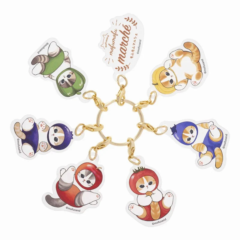 Mofusand - Mofumofu Marche 7 Acrylic Charm Set