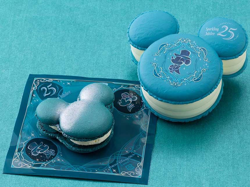 APRIL 8 PREORDER - Disneysea 25th Anniversary - Sparkling Jubilee - Mickey Mouse - Macaron Souvenir Pouch