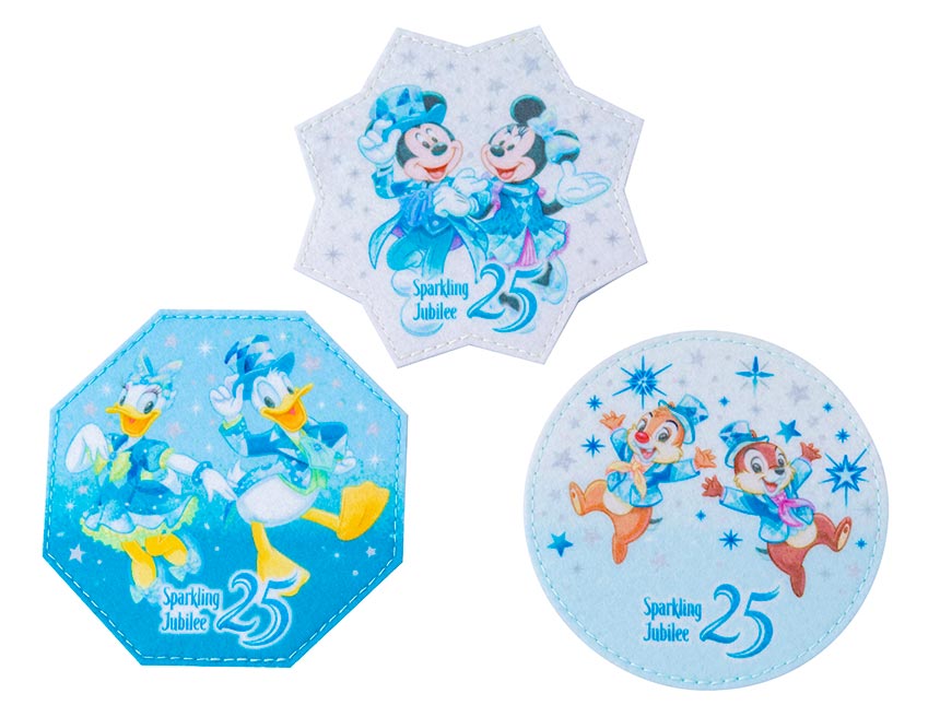 APRIL 8 PREORDER - Disneysea 25th Anniversary - Sparkling Jubilee - Souvenir Random Coaster