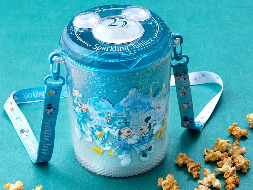 APRIL 8 PREORDER - Disneysea 25th Anniversary - Sparkling Jubilee - Popcorn Bucket