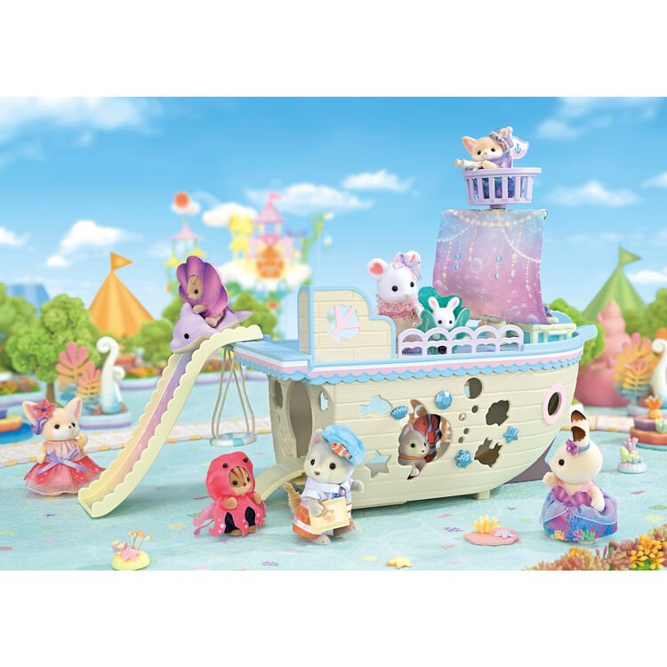 JAPAN LIMITED - Sylvanian Families - Dream-Colored Mermaid Ship