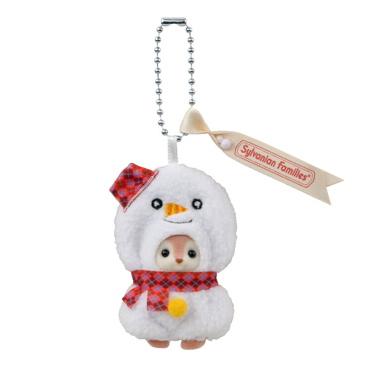 JAPAN LIMITED Sylvanian Families - Baby Deer - Snowman Keychain Doll