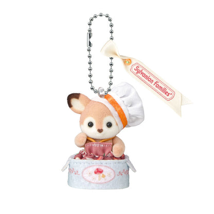 Sylvanian Families Japan - Baby Deer - Warm Soup Keychain