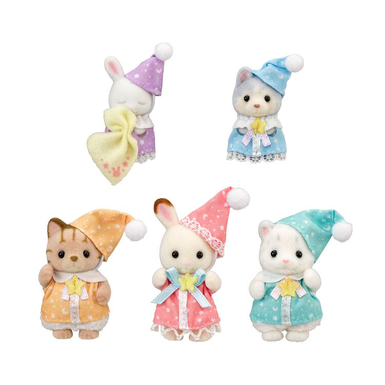 Sylvanian Families Japan - Gather 'round! Baby Set - Pajama Party