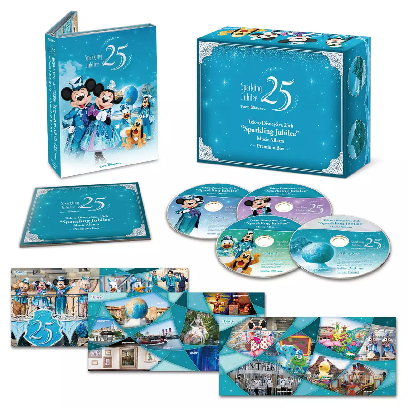 JULY 29 PREORDER - Tokyo DisneySea 25th Anniversary - Sparkling Jubilee Music Album [Premium Box]