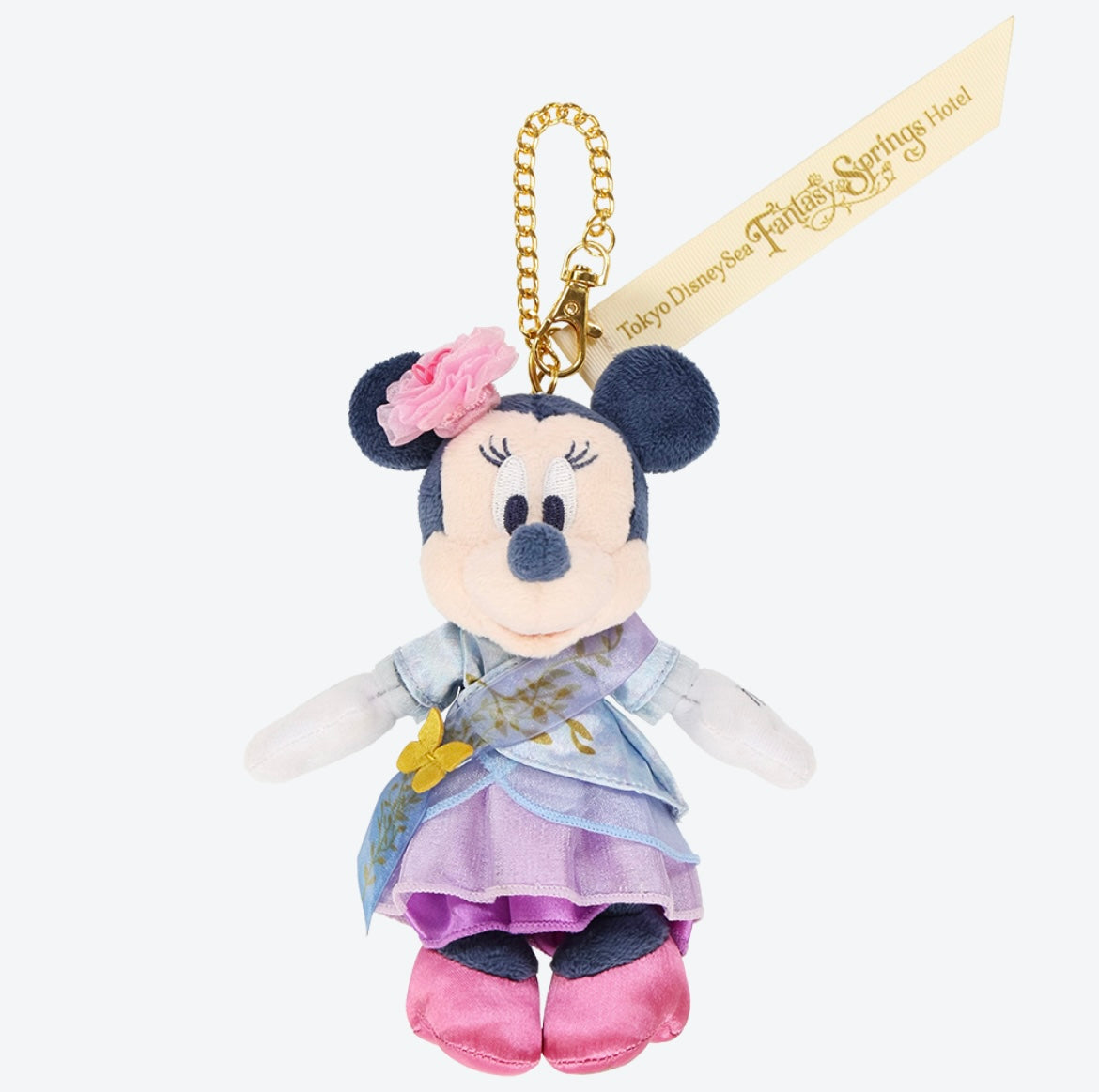 DISNEYSEA LIMITED - Minnie and Mickey - Fanasty Springs - Plush Keychain