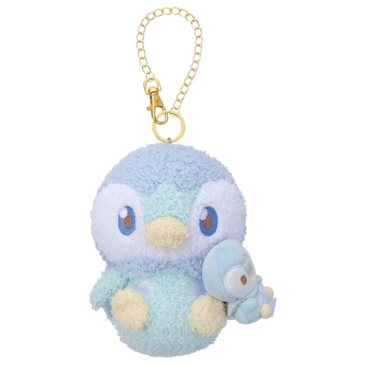 Japan Pokemon Center - PokePeace - Plush Keychain (Together Version) - Piplup