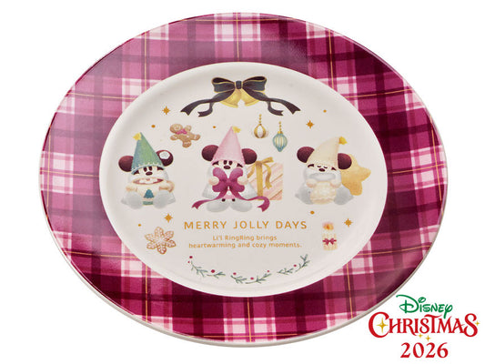 NOV 1 PREORDER - Tokyo Disney Resort - Christmas 2026 - Merry Lil Ring Ring - Souvenir Plate