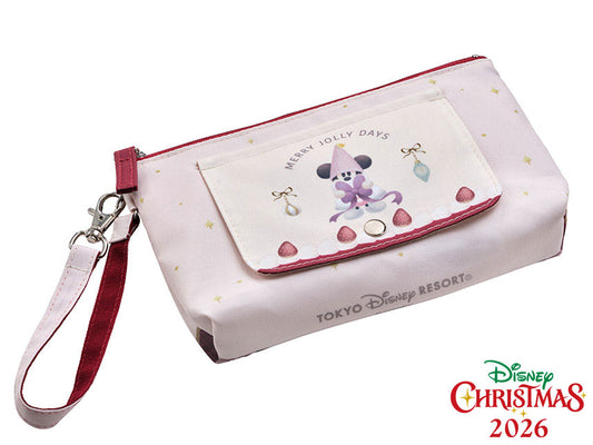 NOV 1 PREORDER - Tokyo Disney Resort - Christmas 2026 - Merry Lil Ring Ring - Souvenir Wet Tissue Case