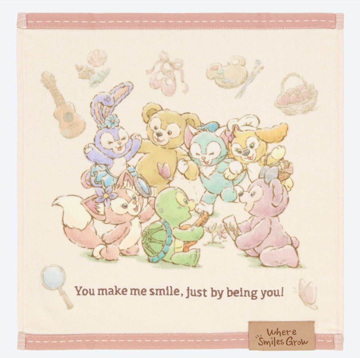 DISNEYSEA LIMITED - Duffy & Friends - Where Smiles Grow - Hand Towel