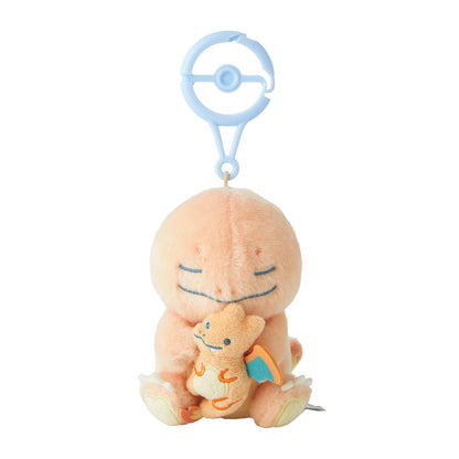 Pokemon Centre Japan - Little Daydream - Charmander & Charizard - Plush Keychain