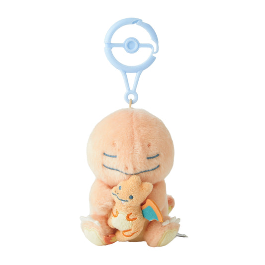 Pokemon Centre Japan - Little Daydream - Charmander & Charizard - Plush Keychain