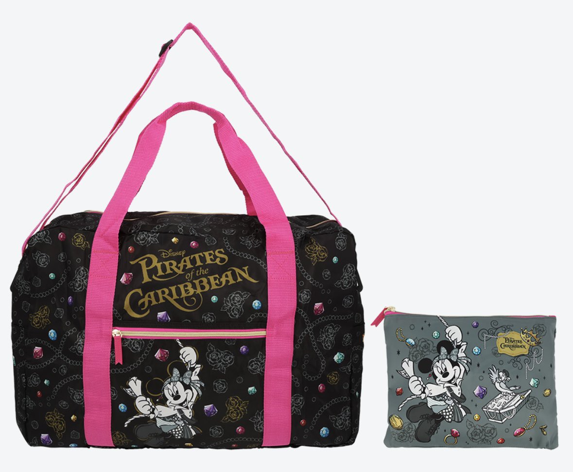 OCT 8 PREORDER - Tokyo Disney Resort - Pirates of the Caribbean - Carry On Bag with Pouch