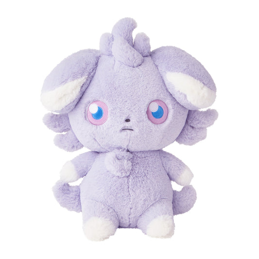 Japan Pokemon Center Original - Espurr - Fluffy Huggable Plush