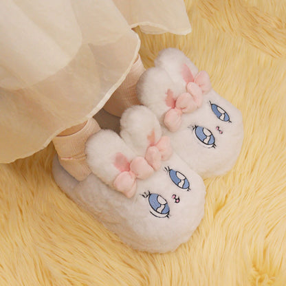 Esther Bunny Japan - Cream Bunny - Plush Slippers - One Size