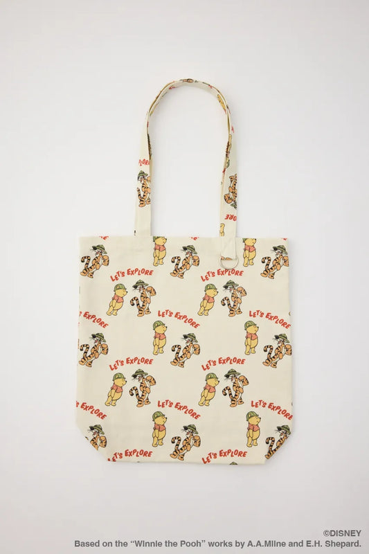 Disney Japan x Mus - NATUVENTURE - Winnie the Pooh - Explore Tote Bag