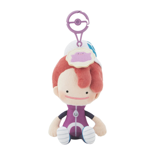Japan Pokemon Center Original - Pokopia - Ditto Plush Keychain