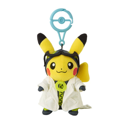 Japan Pokemon Center - Pokémon GO Plush Keychain - Professor Willow's Assistant Pikachu