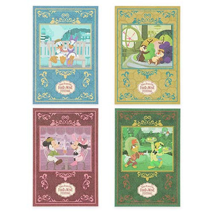 DISNEYSEA LIMITED - Food & Wine - Postcard Set
