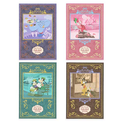 DISNEYSEA LIMITED - Food & Wine - Postcard Set