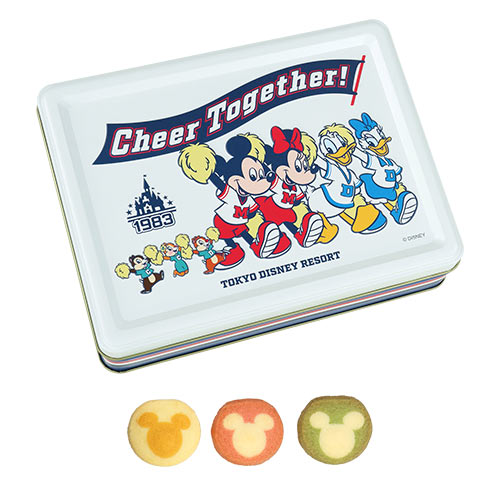Tokyo Disney Resort - Cheer Together - Clip & Memo Set - Assorted Cookie Tin