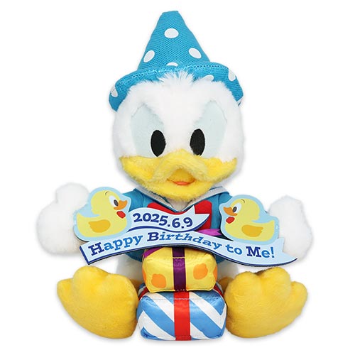 LATE MAY PREORDER - Tokyo Disney Resort - Happy Birthday Donald Plush