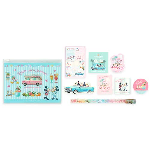 JUNE PREORDER - Tokyo Disney Resort - Sunny Sunny Summer - Stationery Set