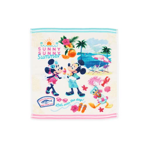 JUNE PREORDER - Tokyo Disney Resort - Sunny Sunny Summer - Wash Towel