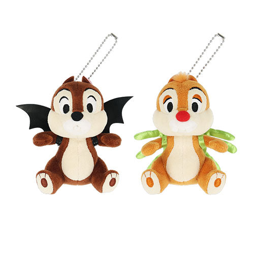 SEPT 18 PREORDER - Tokyo Disney Resort - Halloween 2025 - Chip & Dale - Plush Keychain / Pin Set