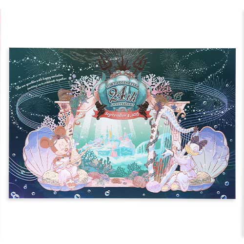 SEPT 4 PREORDER - Disneysea Limited - DisneySea 24th Anniversary - Postcard Set