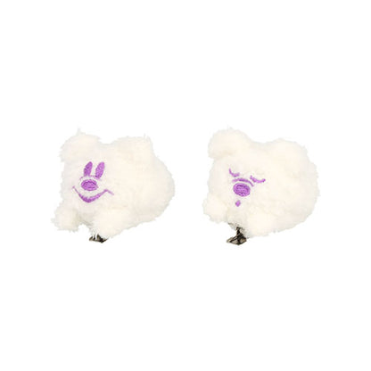 SEPT 18 PREORDER - Tokyo Disney Resort - Halloween 2025 - Mickey Ghost - Plush Hair Clip Set