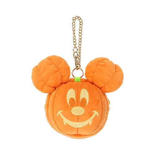 SEPT 16 PREORDER - Tokyo Disney Resort - Halloween 2025 - Mickey Pumpkin - Plush Charm Pouch