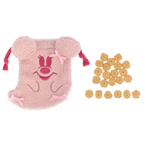 SEPT 18 PREORDER - Tokyo Disney Resort - Halloween 2025 - Pink Minnie Ghost - Cookies with Drawstring Bag