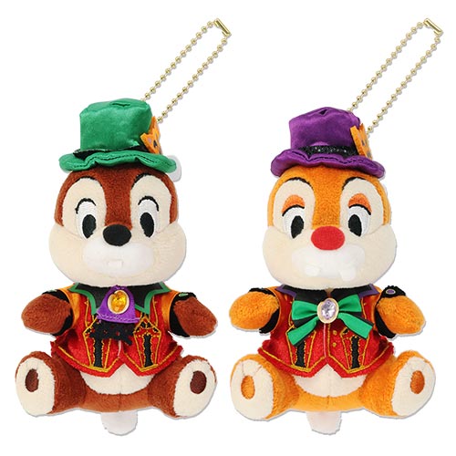 SEPT 18 PREORDER - Tokyo Disney Resort - Halloween 2025 - Chip & Dale - Parade Plush Keychain / Pin Set