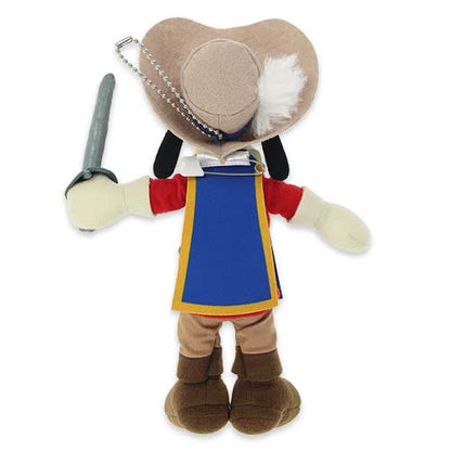 OCT 9 PREORDER - Tokyo Disney Resort - The Three Musketeers - Goofy Plush Keychain / Pin
