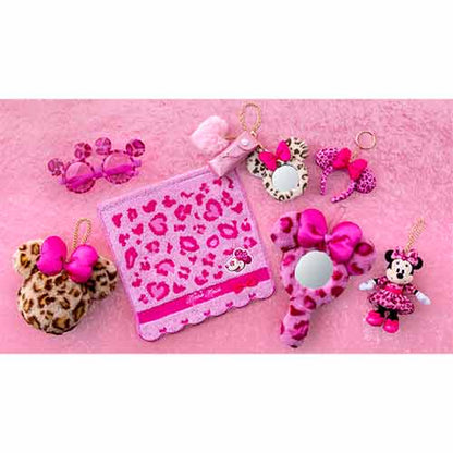 16 OCT PREORDER - Tokyo Disney Resort - Leopard Print - Pink Minnie Mouse - Plush Mirror Charm
