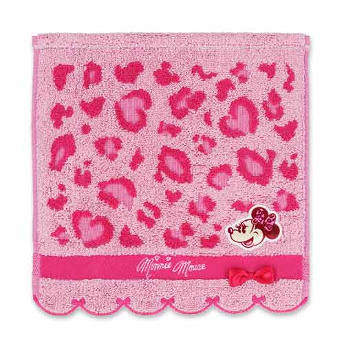 16 OCT PREORDER - Tokyo Disney Resort - Leopard Print - Pink Minnie Mouse - Mini Towel