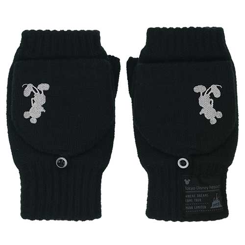 16 OCT PREORDER - Tokyo Disney Resort - Winter - Mickey Mouse Black Mittens