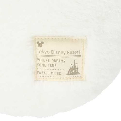 16 OCT PREORDER - Tokyo Disney Resort - Cream Winter Fur - Mickey Mouse Plush Bag