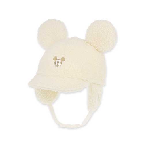 16 OCT PREORDER - Tokyo Disney Resort - Winter - Mickey Mouse - Cream Baby Cap 50cm
