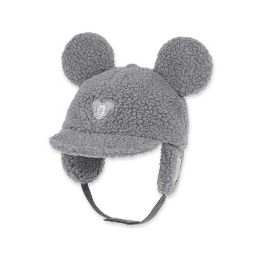 16 OCT PREORDER - Tokyo Disney Resort - Winter - Mickey Mouse - Grey Baby Cap 50cm