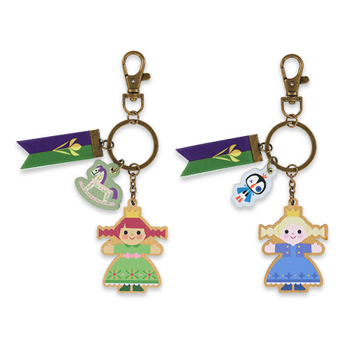 OCT 30 PREORDER - Disneysea Limited - Fantasy Springs - Anna & Elsa - 2 Keychain Set