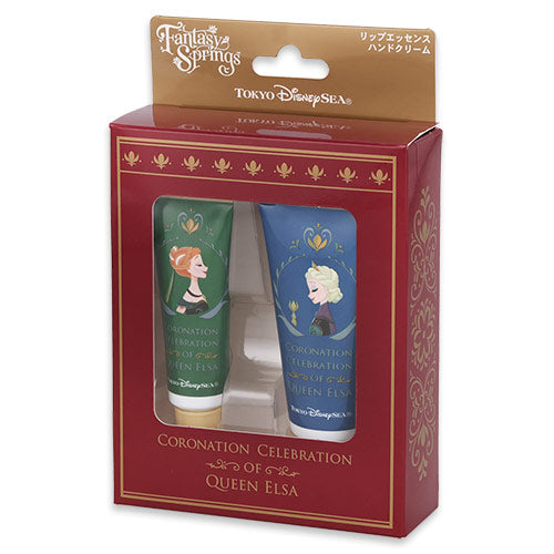 OCT 30 PREORDER - Disneysea Limited - Fantasy Springs - Anna & Elsa - Lip Essence & Hand Cream Set