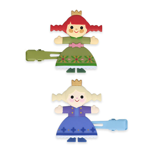 OCT 30 PREORDER - Disneysea Limited - Fantasy Springs - Anna & Elsa - 2 Hair Clip Set