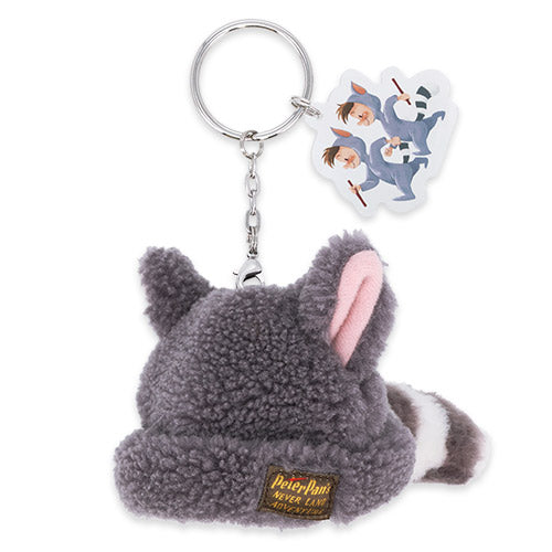 OCT 30 PREORDER - Disneysea Limited - Fantasy Springs - Peter Pan Adventure - Lost Boys - Raccoon Hat Keychain