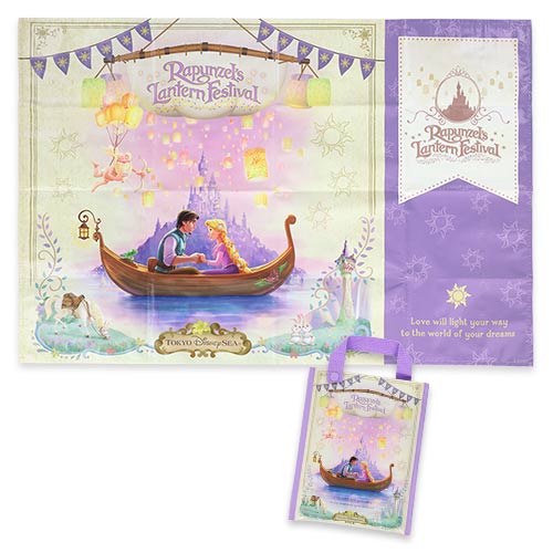 OCT 30 PREORDER - Disneysea Limited - Fantasy Springs - Tangled - Rapunzel Lantern Picnic Sheet