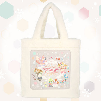 NOV 5 PREORDER - Disneysea Limited - Duffy & Friends - Secret Of a Snowy Day - Fur Tote Bag