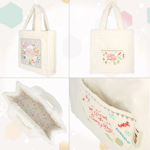 NOV 5 PREORDER - Disneysea Limited - Duffy & Friends - Secret Of a Snowy Day - Fur Tote Bag