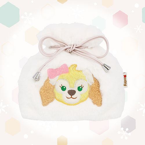 NOV 5 PREORDER - Disneysea Limited - Duffy & Friends - Secret Of a Snowy Day - Cookie Ann Plush Pouch